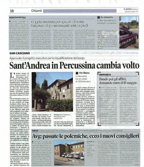 Articolo Nuovo Corriere Firenze 19.04.2011